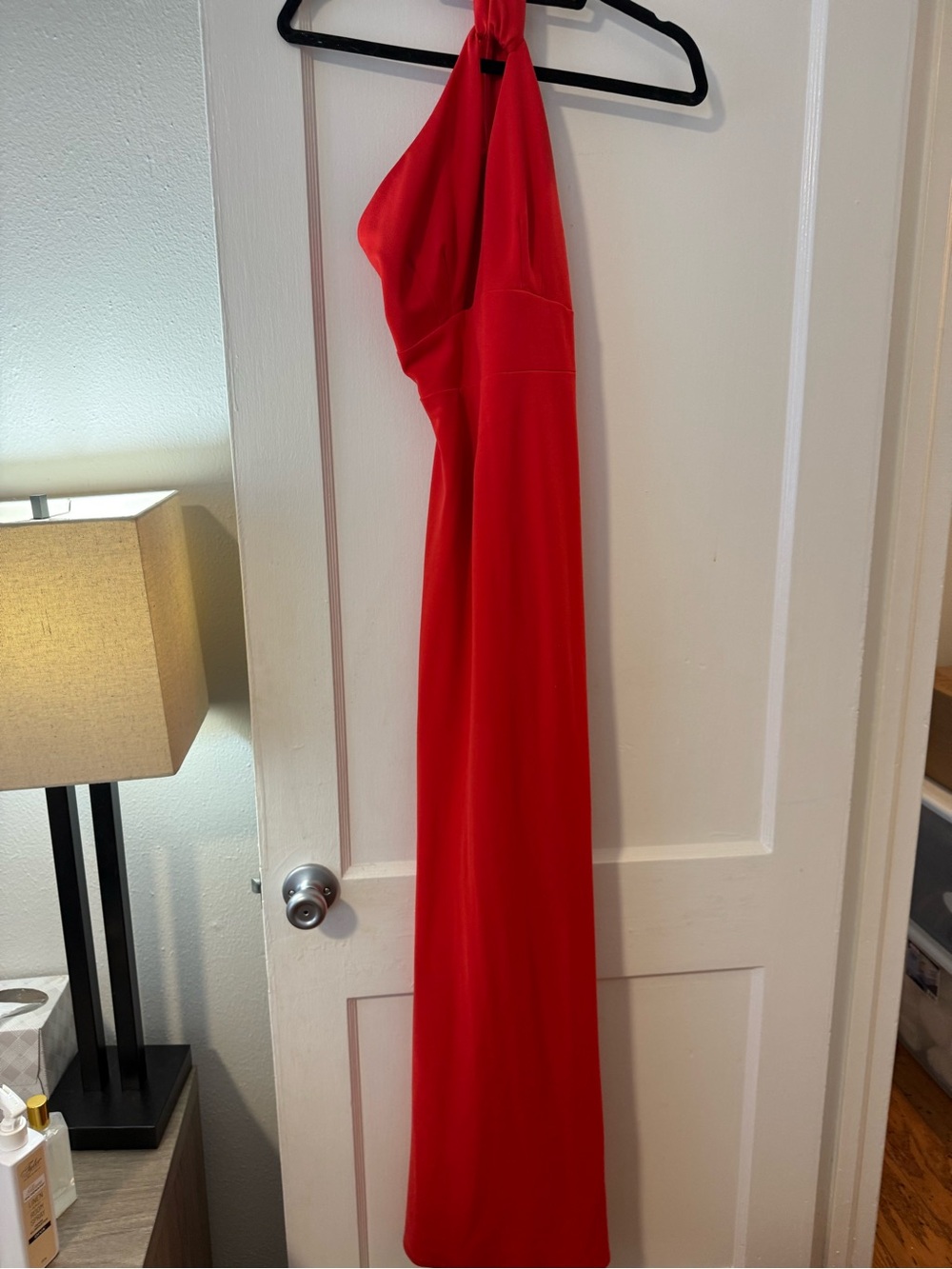 Katie May One-Shoulder Red Evening Gown